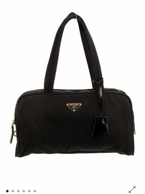 Prada Tessuto Black Shoulder Bag